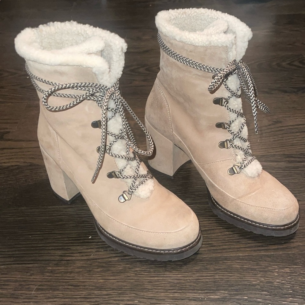 Stuart Weitzman Yukon Lace Up Ankle Boot